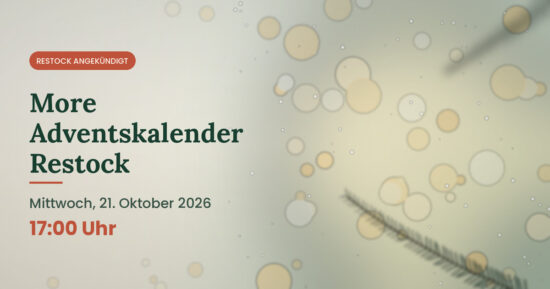 More Adventskalender 2026 Restock – nur für kurze Zeit